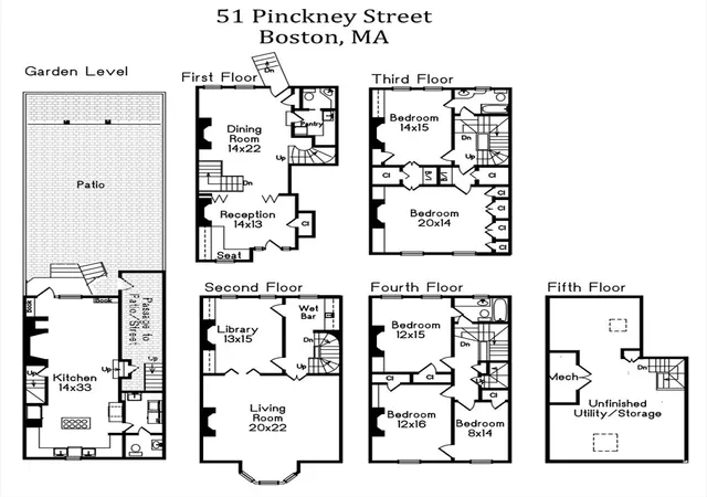 17th image of 51 Pinckney St, Boston, MA 02114 | MLS# 73479817