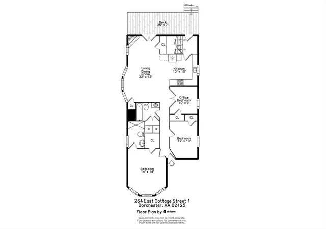 25th image of 264 East Cottage #1, Dorchester, MA 02125 | MLS# 73564526