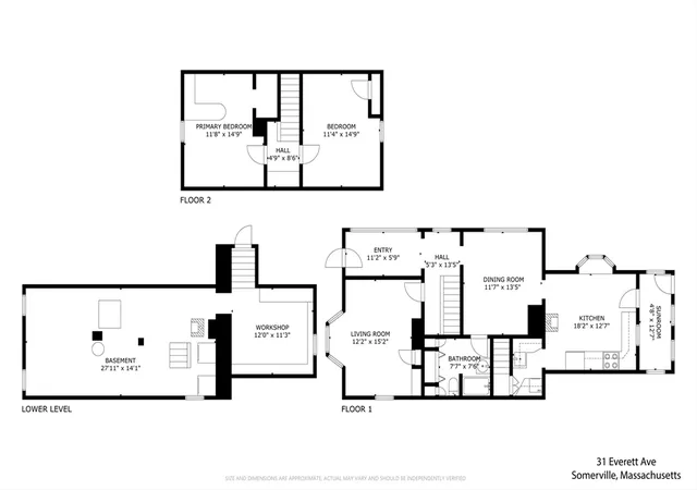 21st image of 31 Everett Ave, Somerville, MA 02145 | MLS# 73564585