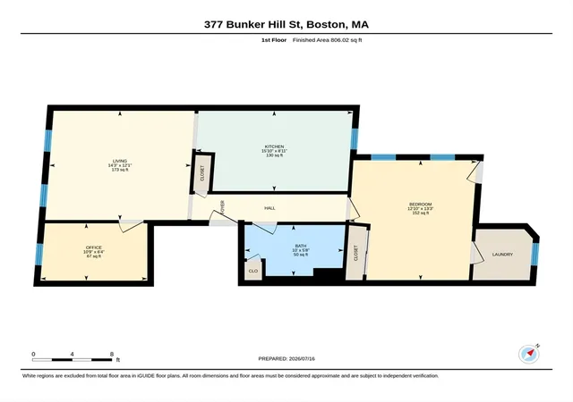 Listing Photo 2 - Condo for sale in building located at 377 Bunker Hl St, Boston, MA 02129 - Unit #2