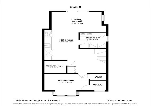 12th image of 159 Bennington St #3, East Boston, MA 02128 | MLS# 73555284