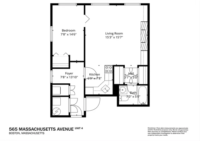 Homes for sale in Boston, MA | 565 Massachusetts Ave #4, Boston, MA 02118 | MLS# 73492274