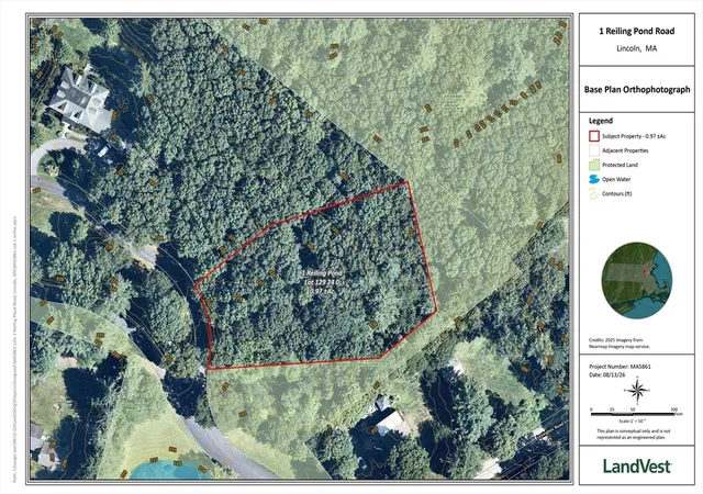 Photo 1 of Land for sale at 1 Reiling Pond Rd, Lincoln, MA 01773 | MLS# 73563840 | Listing updated on 2026-08-18