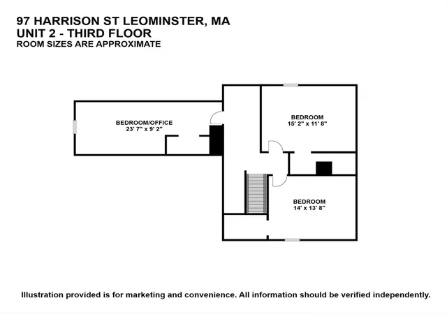 42nd image of 97 Harrison St, Leominster, MA 01453 | MLS# 73560581