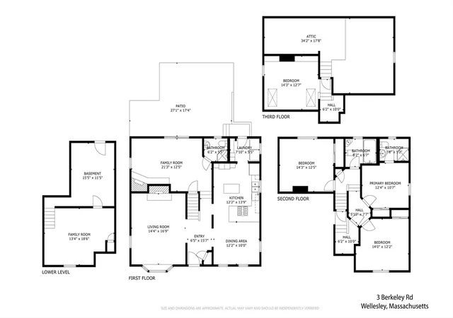 Homes for sale in Wellesley, MA | 3 Berkeley Rd, Wellesley, MA 02482 | MLS# 73529075