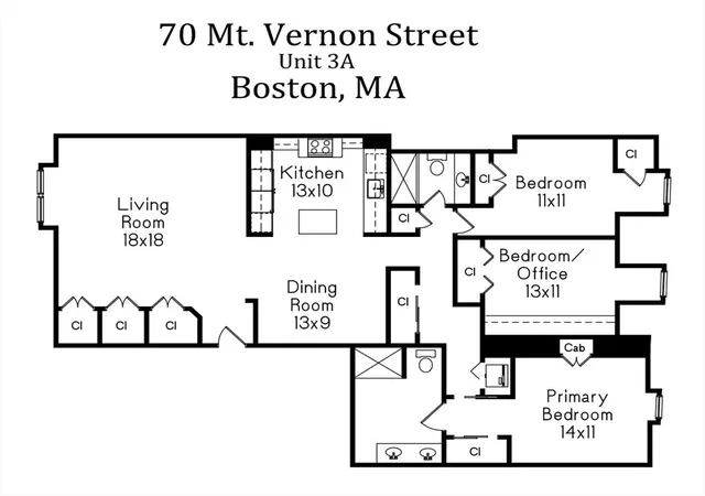 15th image of 70 Mt Vernon #3A, Boston, MA 02108 | MLS# 73506224