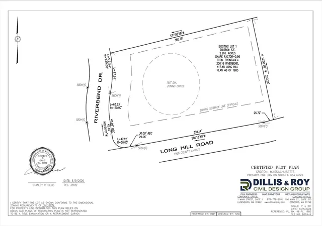 1st image of Lot 1 Long Hill Road, Groton, MA 01450 | MLS# 73559777