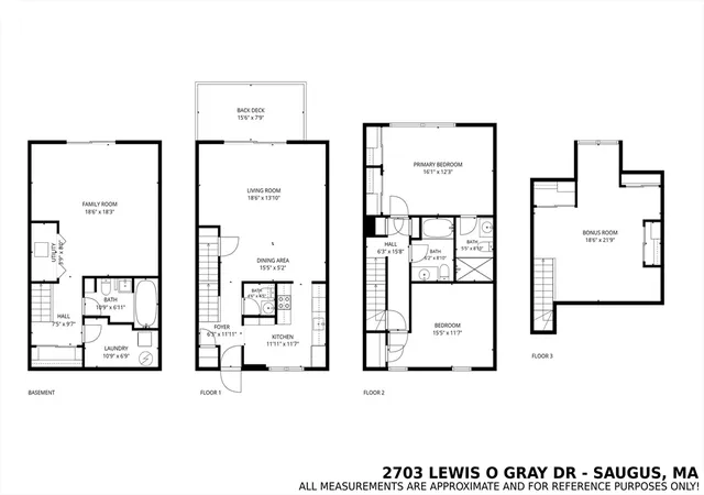 30th image of 2703 Lewis O Gray Dr #2703, Saugus, MA 01906 | MLS# 73540920