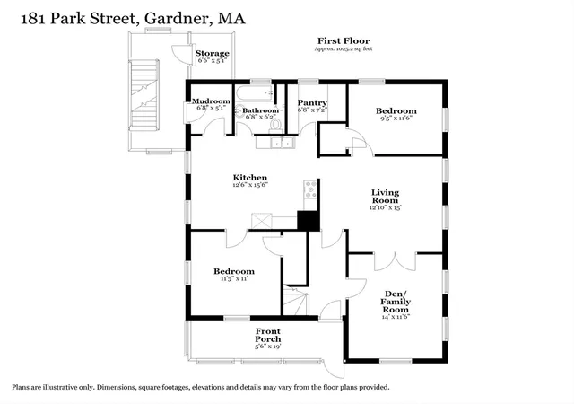 42nd image of 181 Park Street, Gardner, MA 01440 | MLS# 73562108