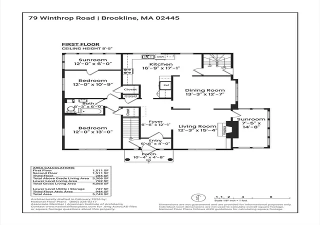 10th image of 79 Winthrop Road, Brookline, MA 02445 | MLS# 73511051