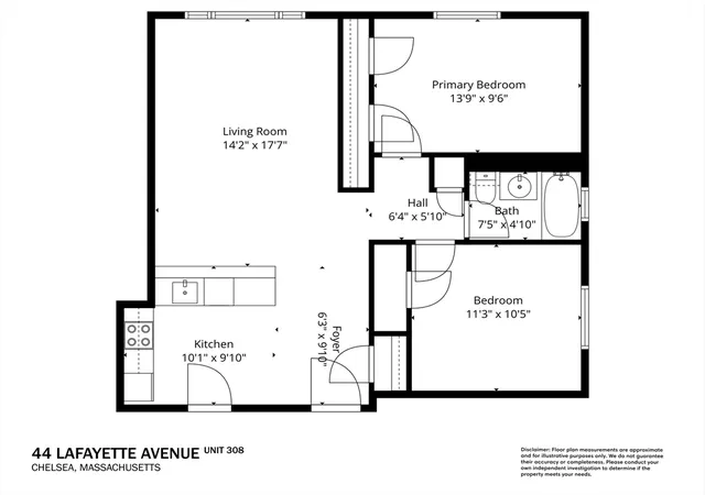 Homes for sale in Chelsea, MA | 44 Lafayette Ave #308, Chelsea, MA 02150 | MLS# 73518638