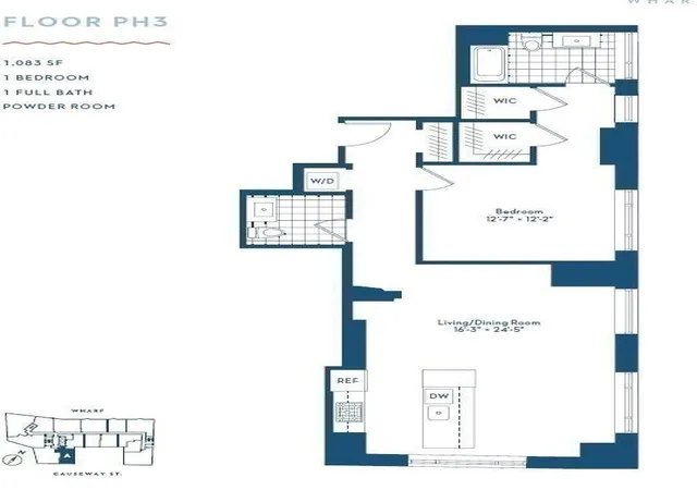 2nd image of 100 Lovejoy Wharf #PH1A, Boston, MA 02114 | MLS# 73554380