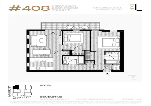 36th image of 100 Lincoln Street #408, Brighton, MA 02135 | MLS# 73556240