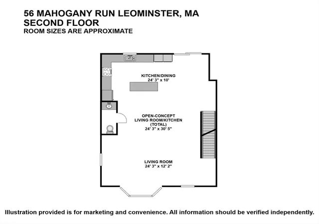 2nd image of 56 Mahogany Run, Leominster, MA 01453