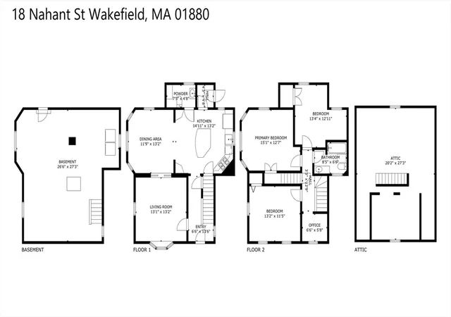 37th image of 18 Nahant St, Wakefield, MA 01880 | MLS# 73553082