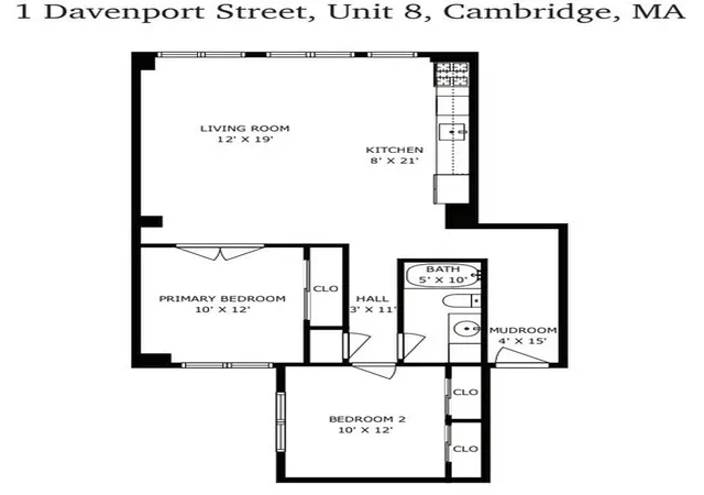 19th image of 1 Davenport Street #8, Cambridge, MA 02140 | MLS# 73557388