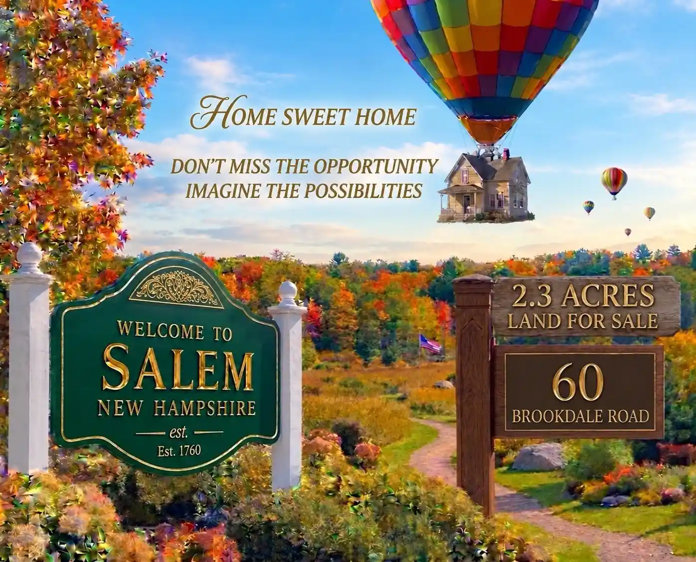 Photo 1 of Land for sale at 60 Brookdale Rd, Salem, NH 03079 | MLS# 73594826 | Listing updated on 2026-10-28