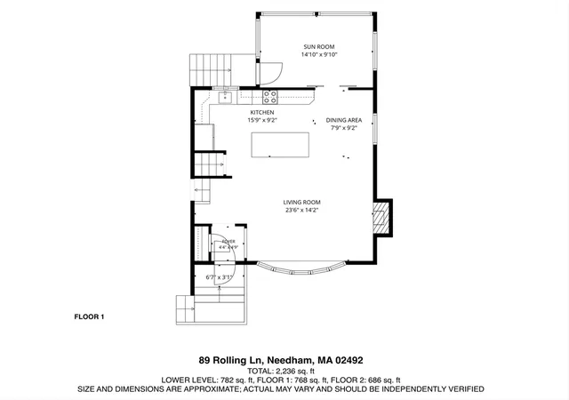 Homes for sale in Needham, MA | 89 Rolling Lane, Needham, MA 02492 | MLS# 73548166