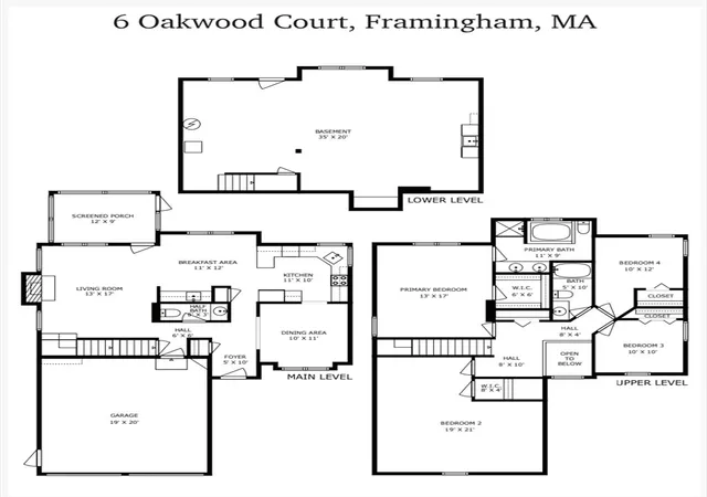 Homes for sale in Framingham, MA | 6 Oakwood Ct, Framingham, MA 01701 | MLS# 73533380