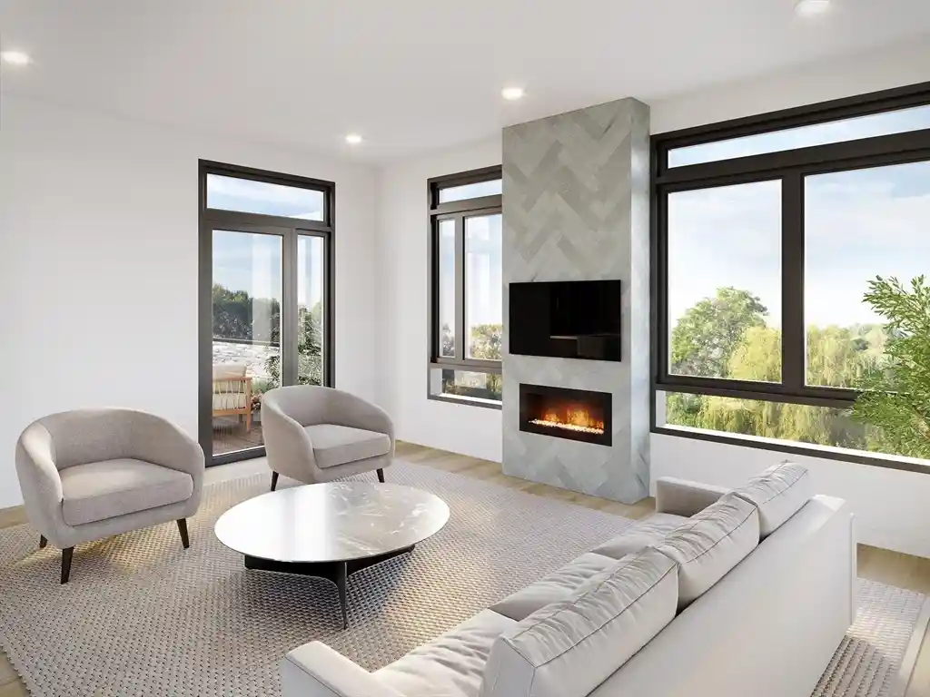 Listing Photo 2 - Condo for sale in 45 Bartlett Crescent located at 45 Bartlett Crescent, Brookline, MA 02446 - Unit #201