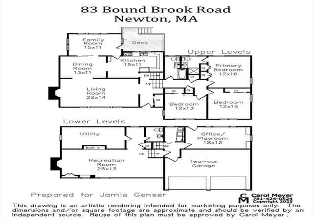 21st image of 83 Bound Brook Rd, Newton Highlands, MA 02461 | MLS# 73553660