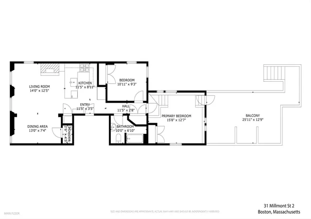 24th image of 31 Millmont St #2, Roxbury, MA 02119 | MLS# 73550326