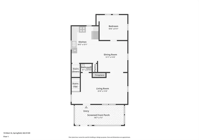 Photo 3 of Single family home for sale at 19 Eldert St, Springfield, MA 01109 | MLS# 73569952 | Listing updated on 2026-09-12