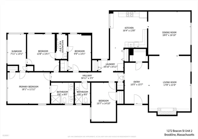 31st image of 1272 Beacon Street #2, Brookline, MA 02446 | MLS# 73561839