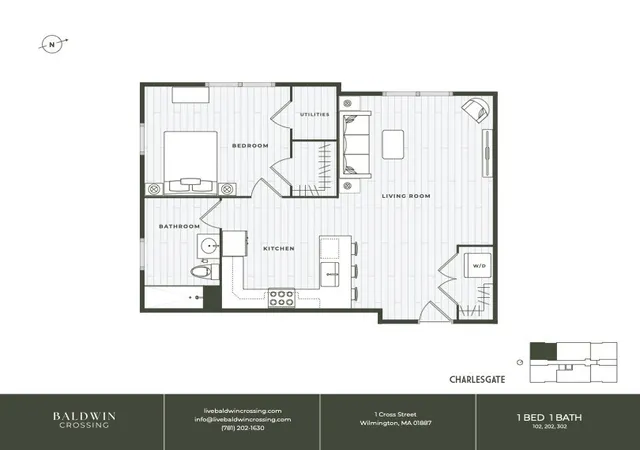 Homes for sale in Wilmington, MA | 7 Cross St #302, Wilmington, MA 01887 | MLS# 73537642