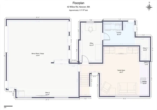 38th image of 42 Willow Road, Hanover, MA 02339 | MLS# 73537234