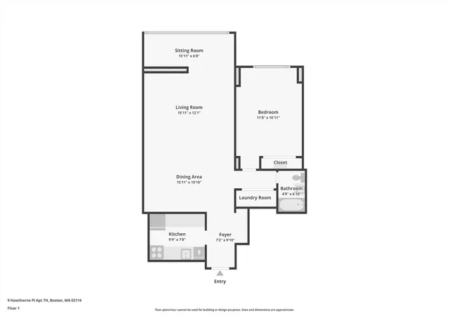 37th image of 9 Hawthorne Pl #7H, Boston, MA 02114 | MLS# 73557393