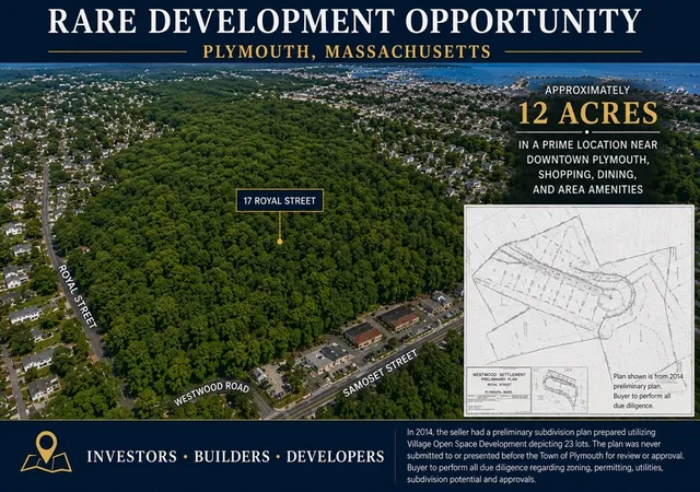 Photo 1 of Land for sale at 17+ Royal St, Plymouth, MA 02360 | MLS# 73568524 | Listing updated on 2026-08-30