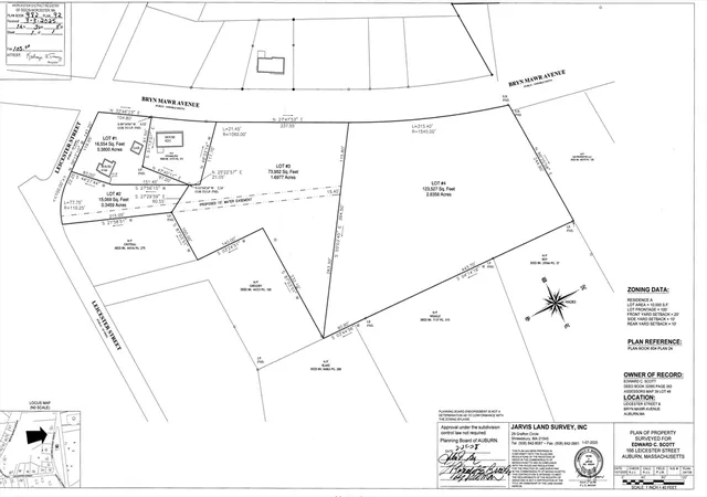Homes for sale in Auburn, MA | Lots 2,3,4 Leicester St, Auburn, MA 01501 | MLS# 73503728