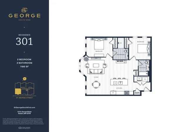 14th image of 10 St George #U301, Boston, MA 02118 | MLS# 73565080