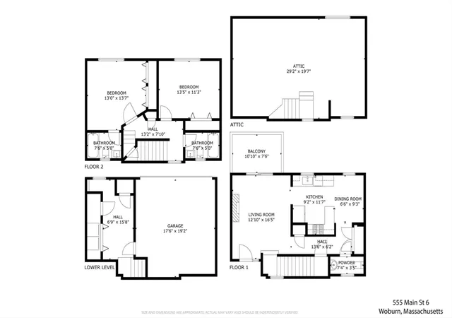 Homes for sale in Woburn, MA | 555 Main St #6, Woburn, MA 01801 | MLS# 73542005
