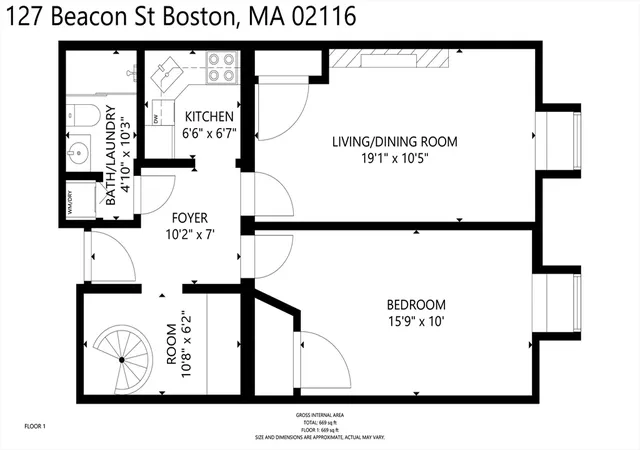 21st image of 127 Beacon St # 51, Boston, MA 02116 | MLS# 73522304
