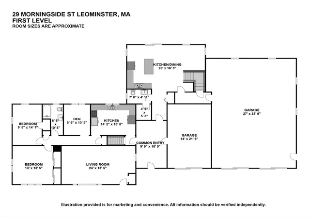 33rd image of 29 Morningside St, Leominster, MA 01453 | MLS# 73540407