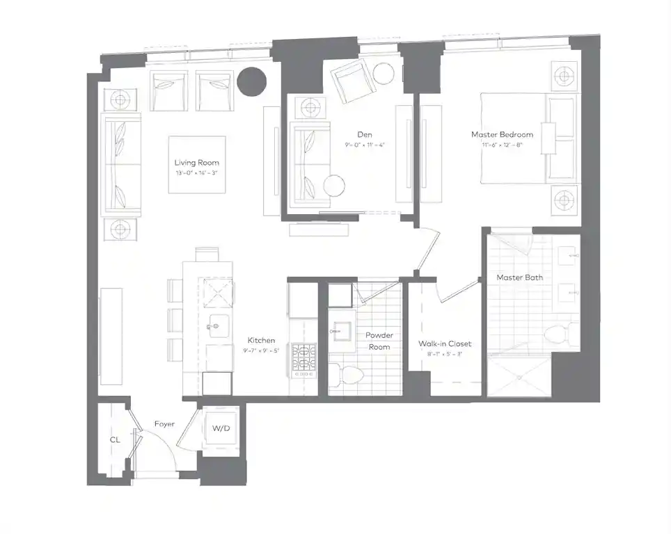 Listing Photo 2 - Condo for sale in Pierce Boston located at 188 Brookline Ave, Boston, MA 02215 - Unit #24I