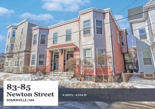 Homes for sale in Somerville, MA | 83 85 Newton St, Somerville, MA 02143 | MLS# 73483653