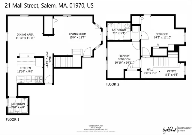 33rd image of 21 Mall St #2, Salem, MA 01970 | MLS# 73567921