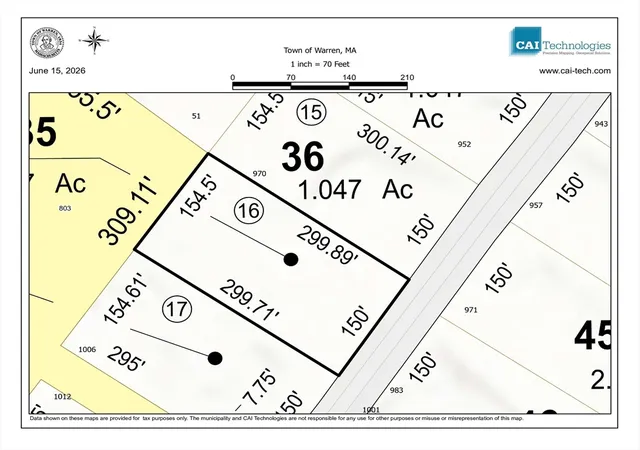 Homes for sale in Warren, MA | Lot 16 Reed Street, Warren, MA 01092 | MLS# 73535956