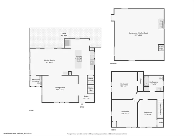Homes for sale in Medford, MA | 24 Fellsview Ave, Medford, MA 02155 | MLS# 73524648