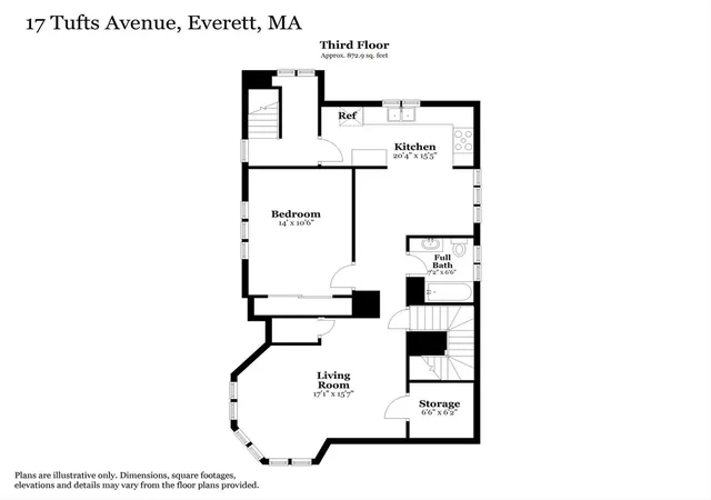 42nd image of 17 Tufts Avenue, Everett, MA 02149 | MLS# 73521237