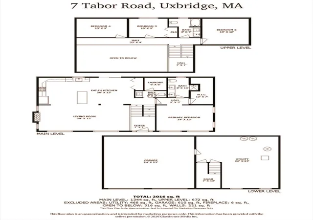 Homes for sale in Uxbridge, MA | 7 Tabor Rd, Uxbridge, MA 01569 | MLS# 73539302