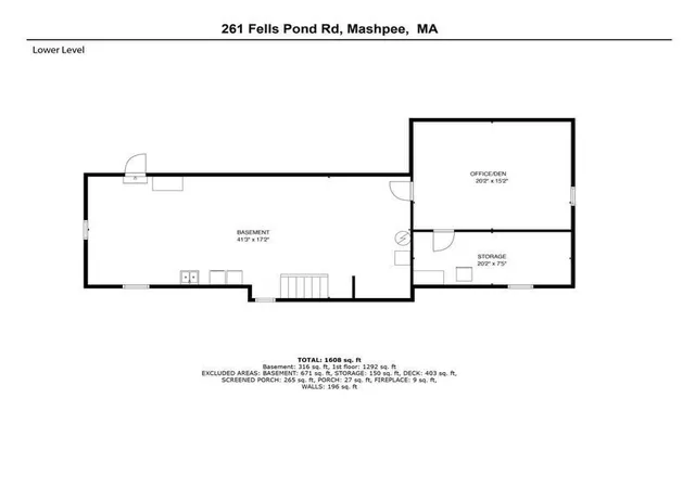 Homes for sale in Mashpee, MA | 261 Fells Pond Road, Mashpee, MA 02649 | MLS# 73548929