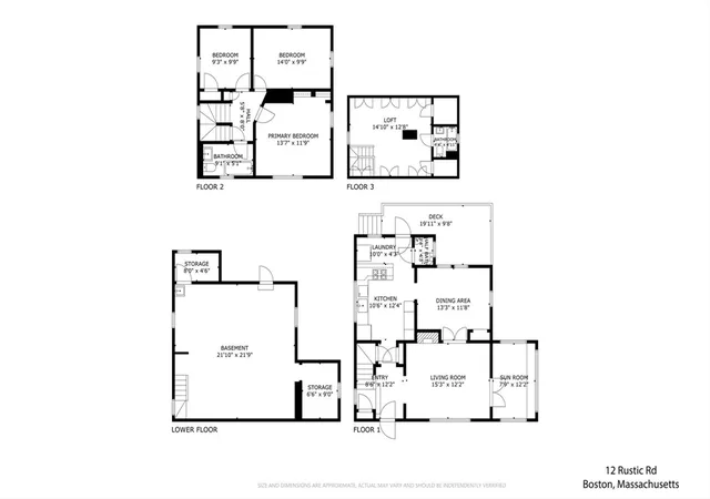 34th image of 12 Rustic Road, West Roxbury, MA 02132 | MLS# 73551046