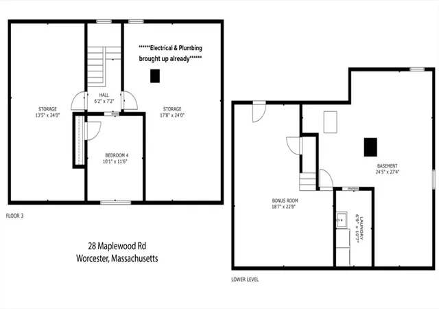 42nd image of 28 Maplewood Rd, Worcester, MA 01602 | MLS# 73506584