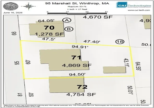 Homes for sale in Winthrop, MA | 95 Marshall St, Winthrop, MA 02152 | MLS# 73539637