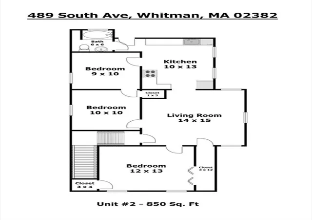 42nd image of 489 South Ave, Whitman, MA 02382 | MLS# 73565485