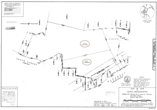 Photo 1 of Land for sale at Lots 7&8 Marshall St & South St, Paxton, MA 01612 | MLS# 73568403 | Listing updated on 2026-09-08